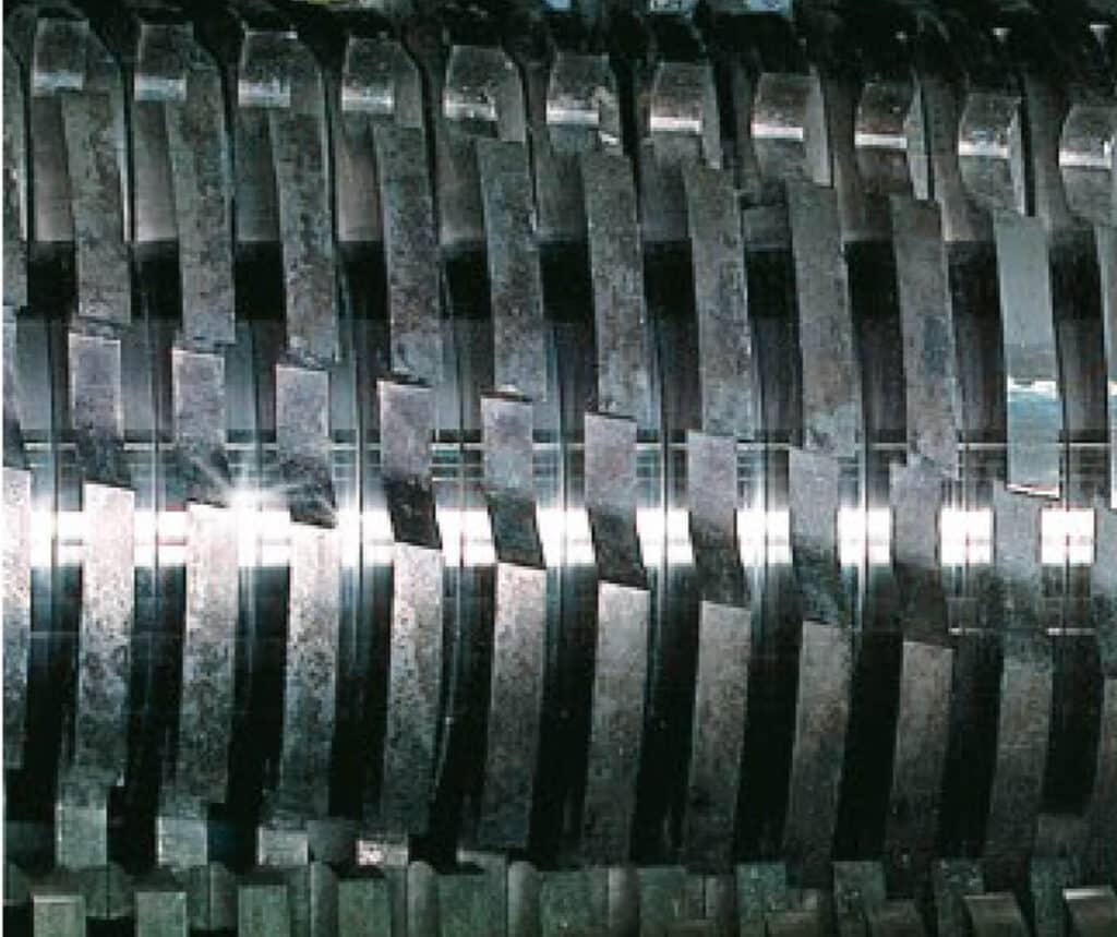 HSM SP 5080 PBSA steel cutting rollers